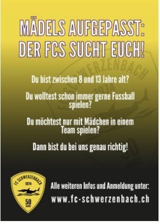 Mädels gesucht