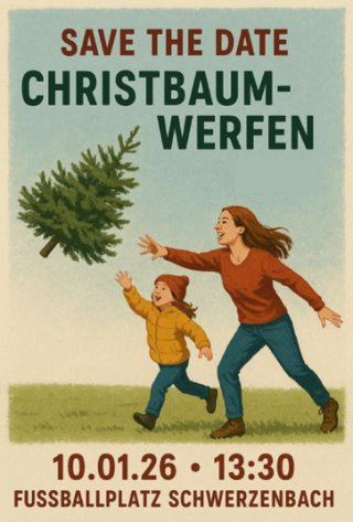 Weihnachtsbaumwerfen 